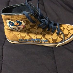 Poppy Chan Hi Top Coach Sneakers